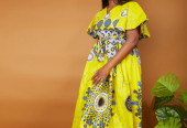 AFRICAN PRINT ANKARA MAXI DRESS