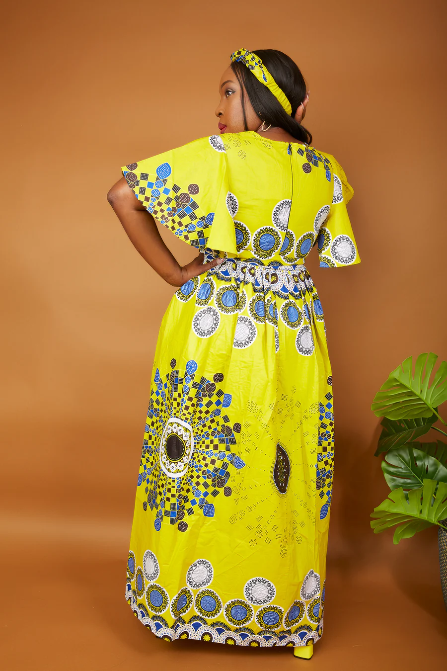 AFRICAN PRINT ANKARA MAXI DRESS