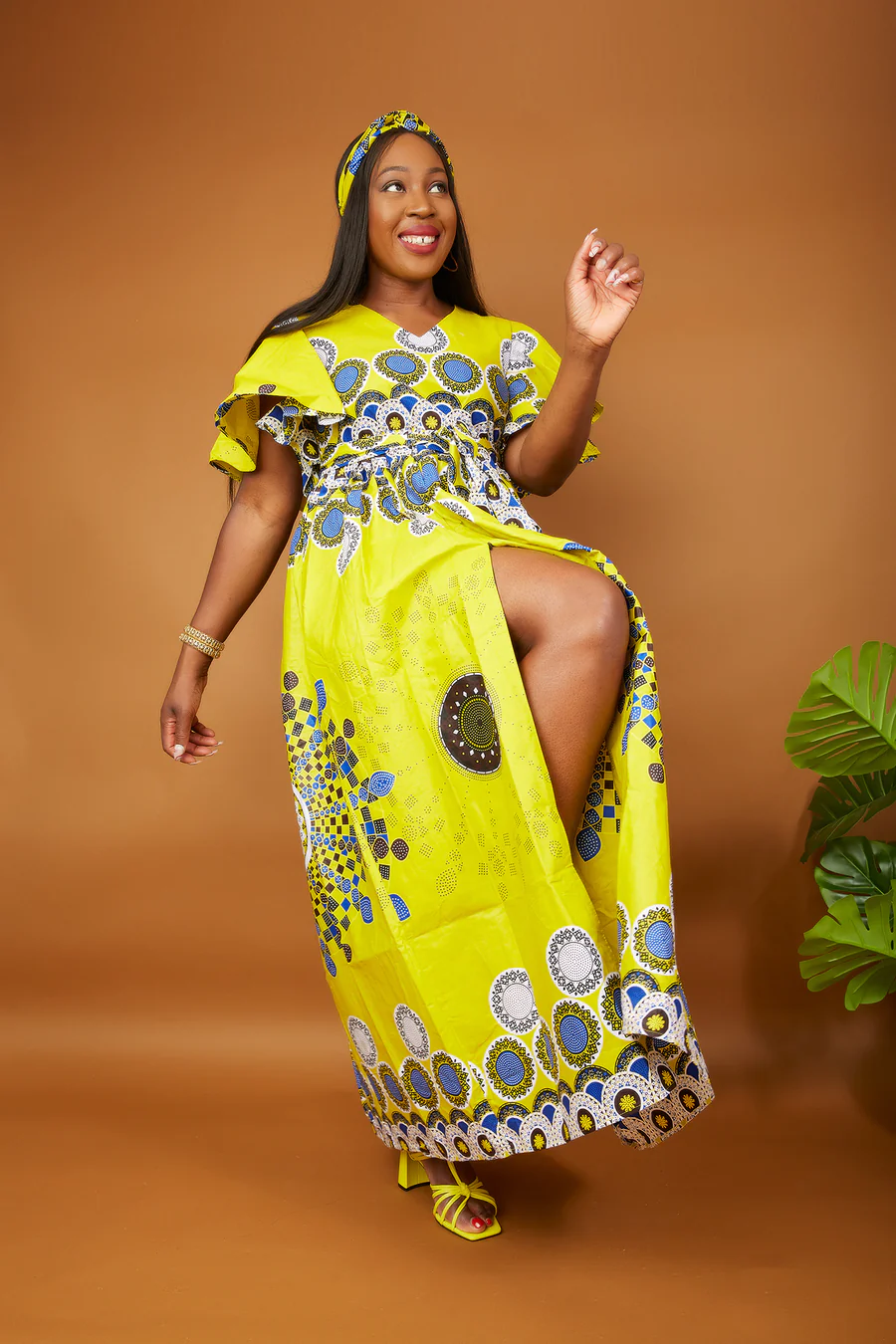 AFRICAN PRINT ANKARA MAXI DRESS