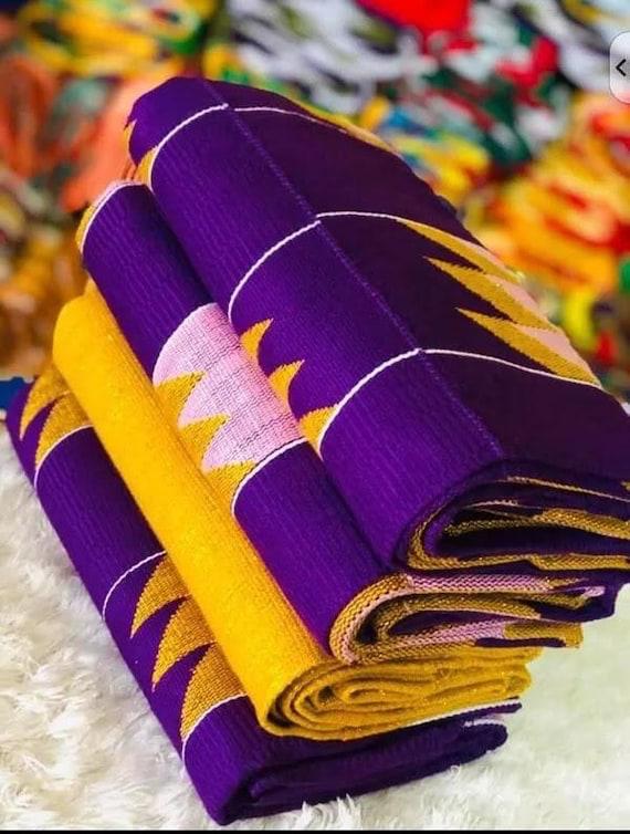 African fabrics (Kente)