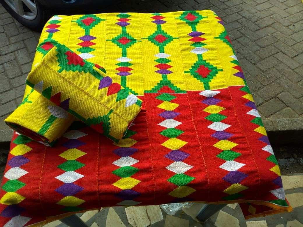 African fabrics (Kente)