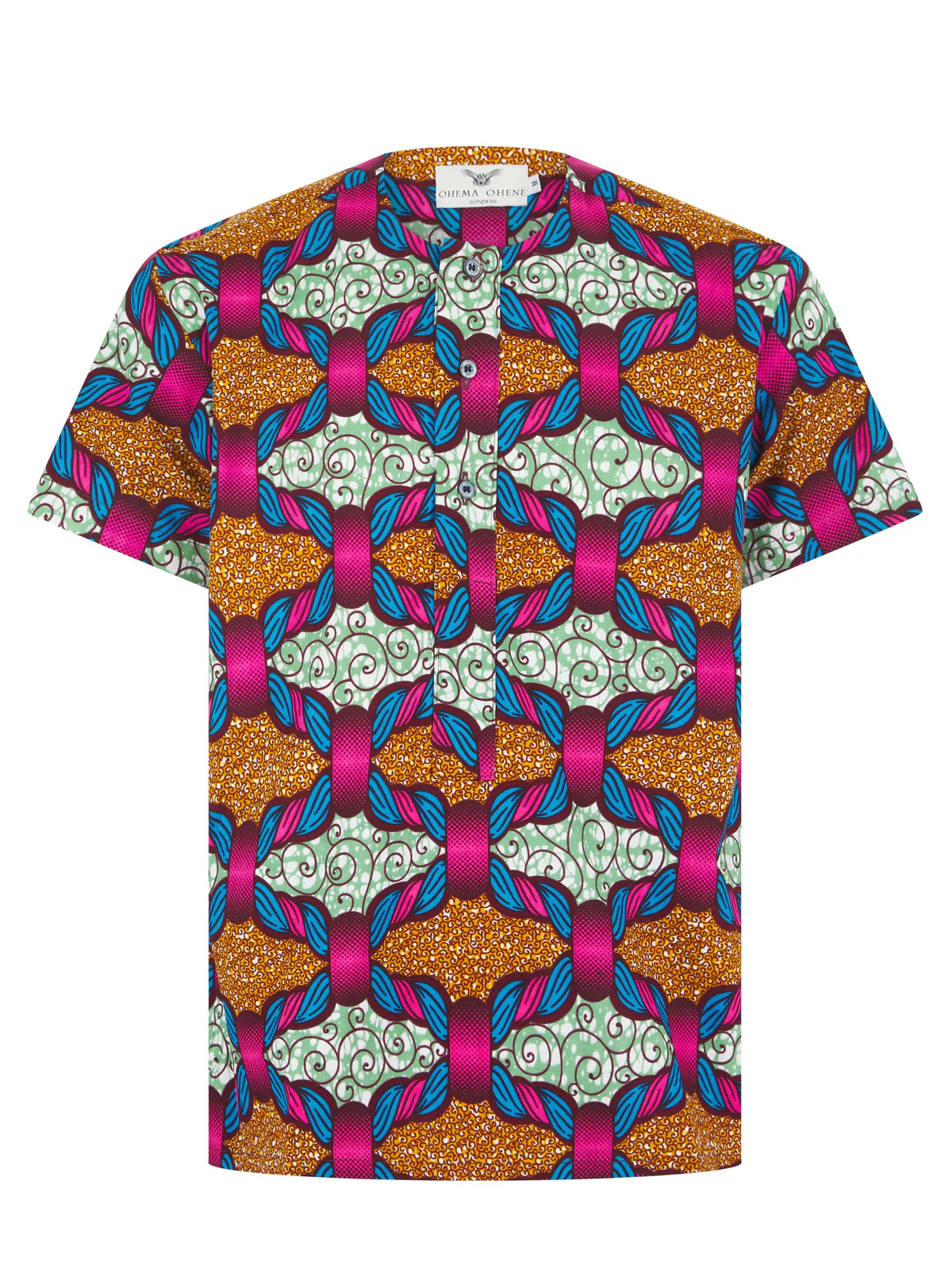 Short Sleeves Ankara Men