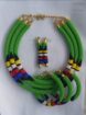 African beaded necklace