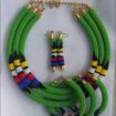 African beaded necklace